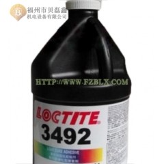 loctite乐泰3492胶水 紫外线固化胶 无影胶 uv光固化胶 透明高强度粘接剂 1L